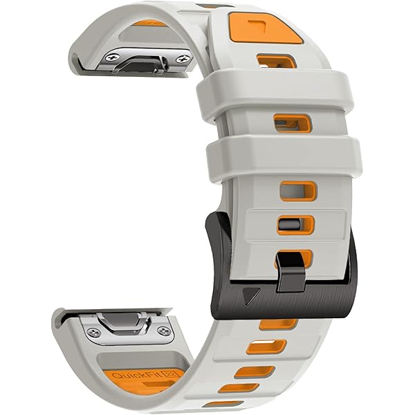 GARMIN - たま Amazon.com: Garmin QuickFit, 22mm Graphite/Spark Orange