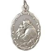 SAINT ANTHONY OF PADUA WITH JESUS CHILD MEDAL - 100% MADE IN ITALY - THE PATRON SAINTS MEDALS