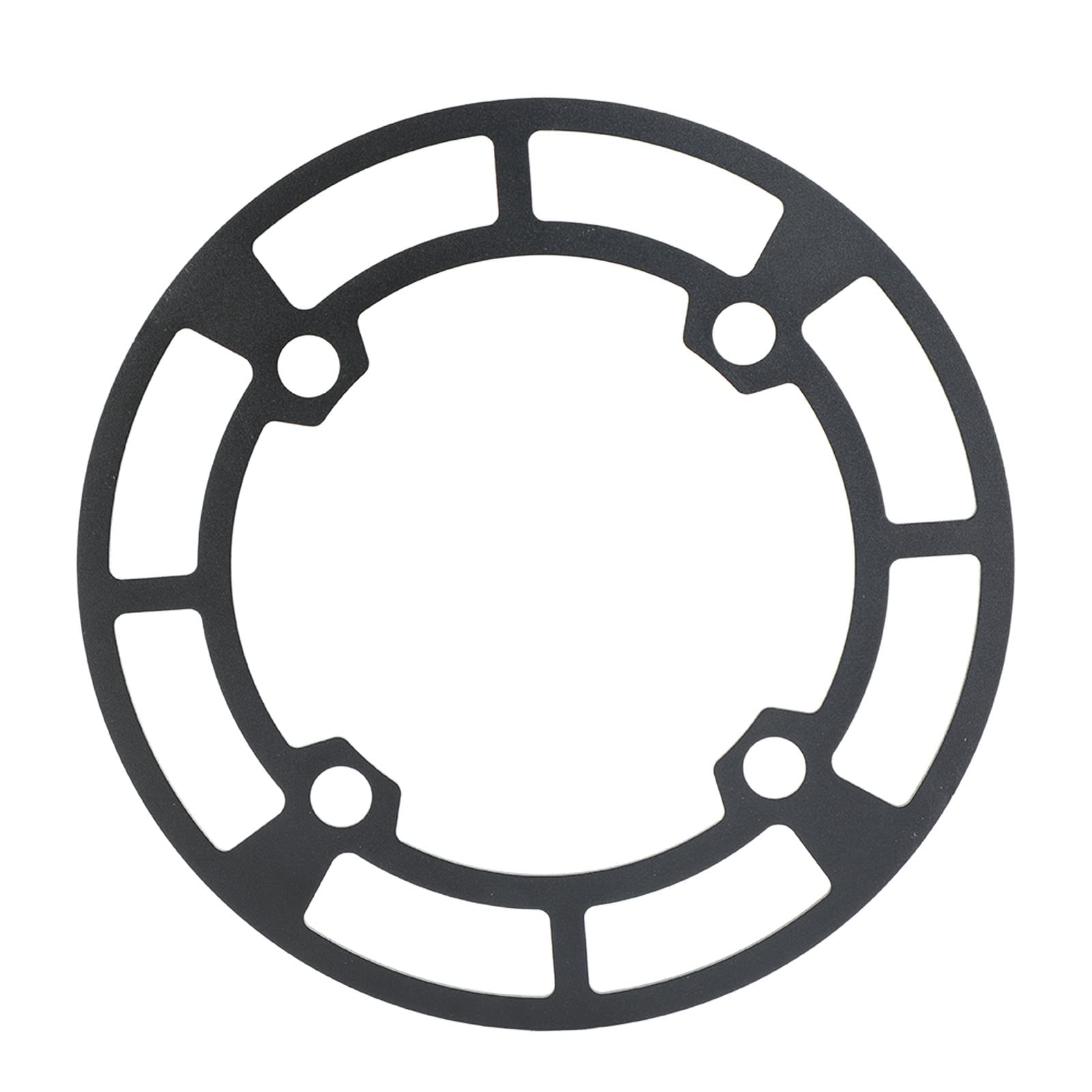 CHICIRIS Bike Cranksets Guard, Bike Chain Guard 104BCD Mountain Bike Cranksets Guard Bike Chainring Sprockets Guard Protector(Black)