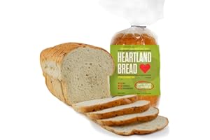 Heartland Bread Organic Spinach Parmesan Bread Sliced With No Fats, Oils Chemicals, Or Preservatives, Just 100% Homemade Taste And Quality Bread Loaf 32 Ounce