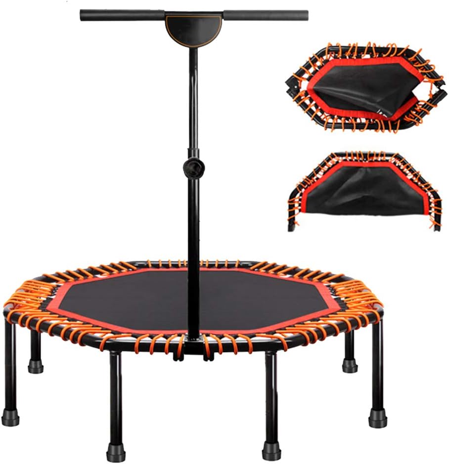 LHYCM Trampoline, Foldable Portable Jumping Trampoline for