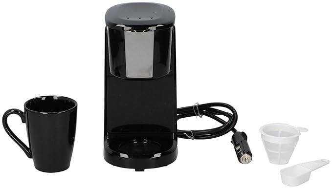 swettews Kaffeemaschine Kaffee 1 Tasse Dauerfilter LKW Boot Caravan Wohnwagen 24V 250W