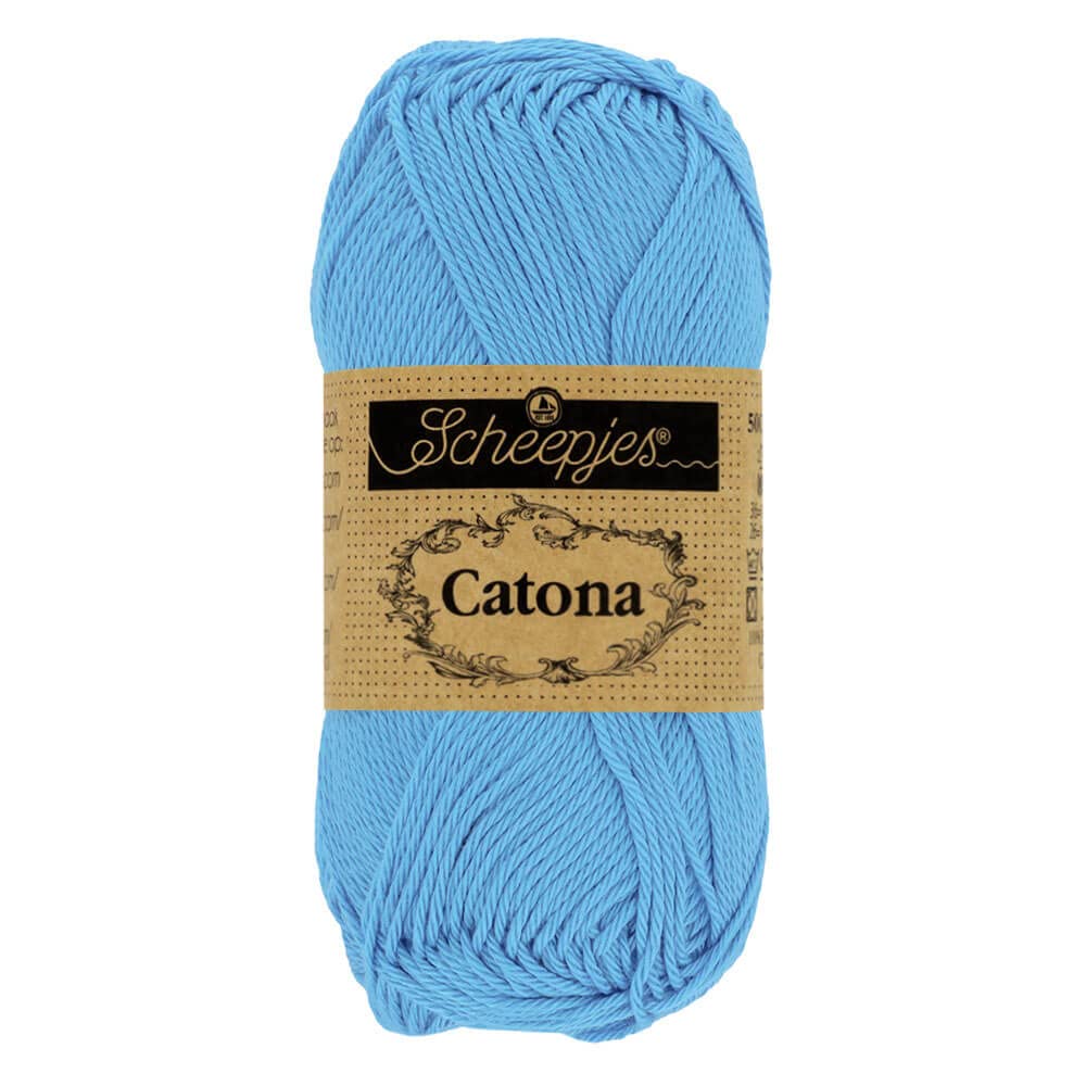 Scheepjes - Scheepjes Catona 384 Powder Blue Yarn - 10x50g