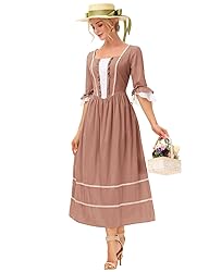 Scarlet Darkness Women's Pioneer Costume Dress