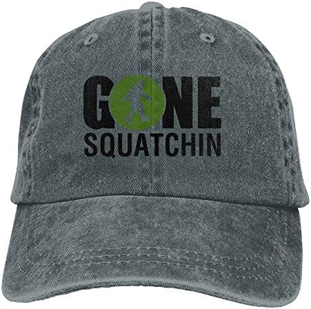 Arsmt Gone Squatchin Bigfoot Green Denim Hat Adjustable Men Classic Baseball Hats