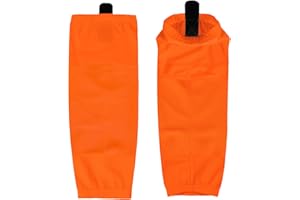 CHKEYS Ice Hockey Socks Solid Color Practice Socks for Junior To Senior Youth Adult