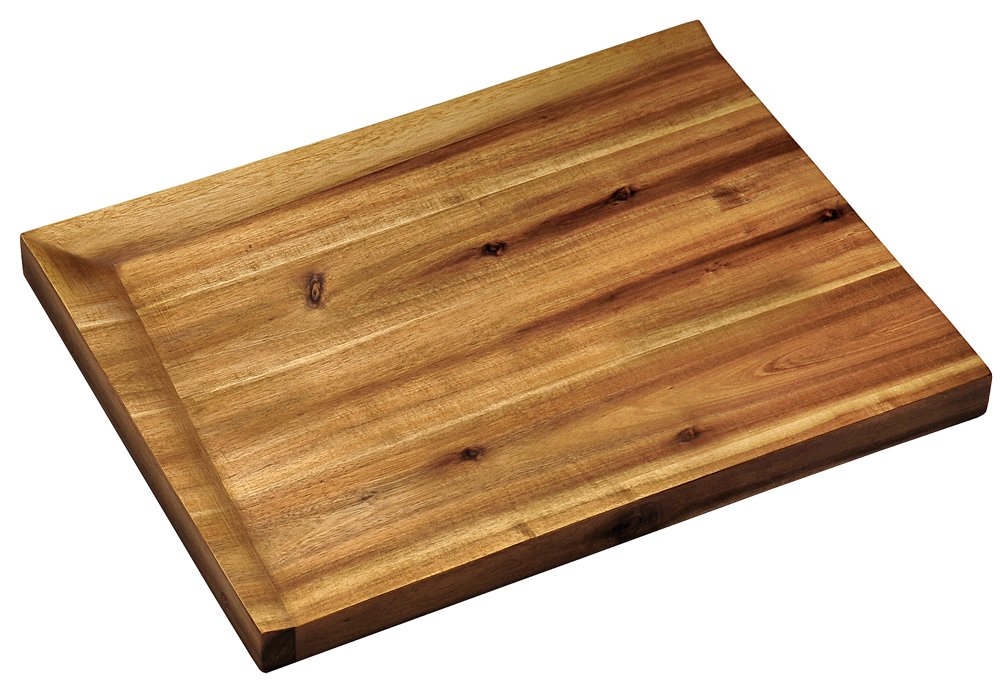 KESPER 28700 Chopping and Serving Board 38 x 28 cm Certified Acacia Wood / Chopping Board / Wood