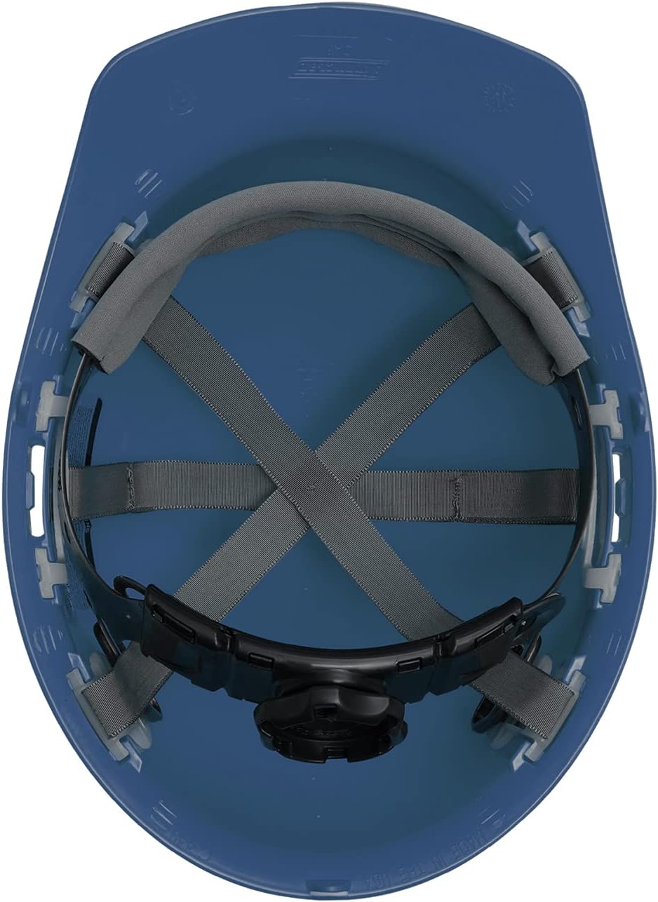 Ironclad Hard Hat Yukon ES600, Made in USA, Standard Brim, 6 Point Suspension, Class E, Color Blue (G60101) - - 