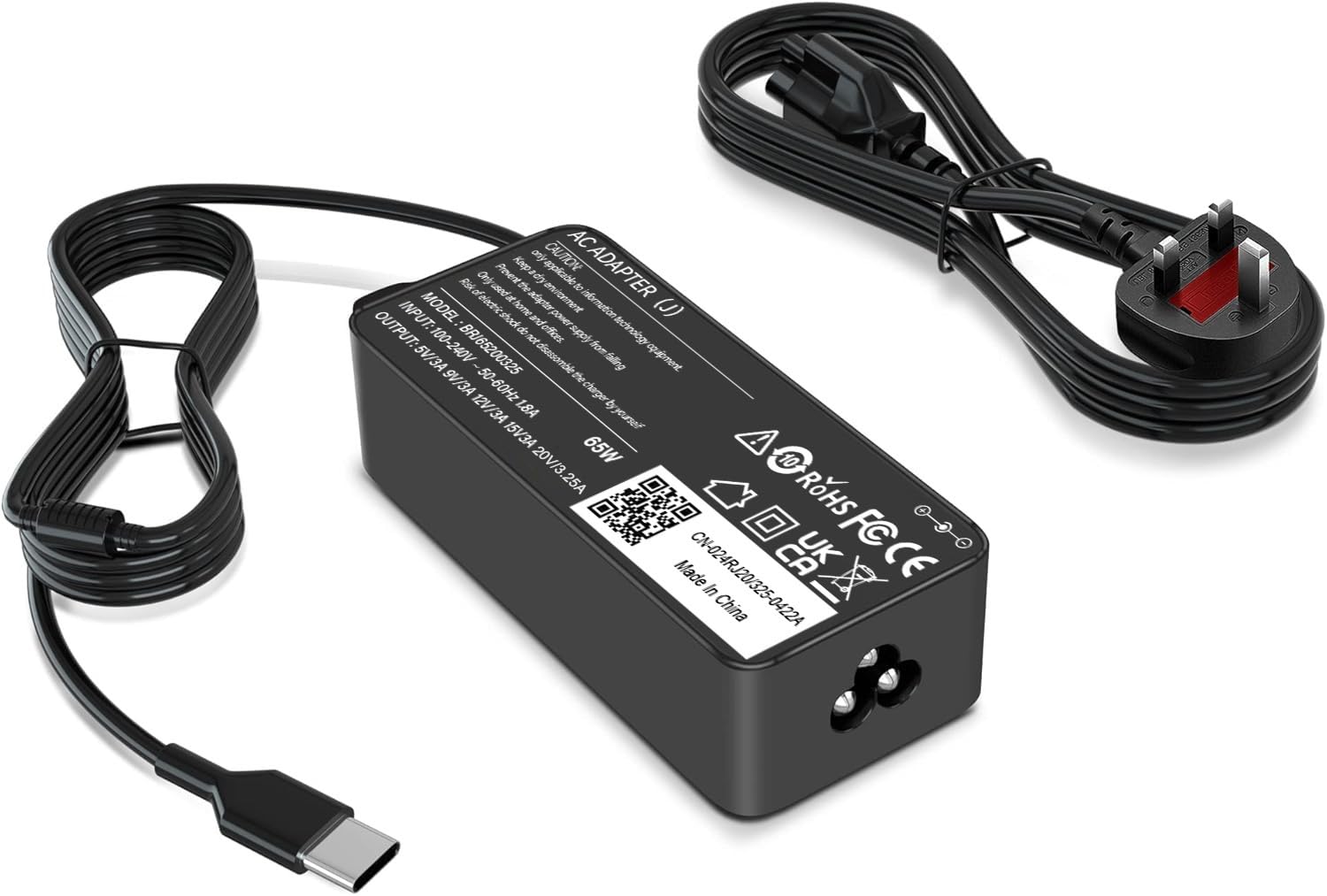 BIUBOTY 65W USB C Charger Compatible with Lenovo 65W Laptop Charger USB C for Thinkpad X1 Carbon T14 T480 T490 T580 T590 E580 E585 E590 E595 Yoga C740 720 730 720-13ikb 730-13ikb 910-13ikb AC Adapter