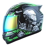 1Storm Motorcycle Bike Full FACE Helmet Mechanic