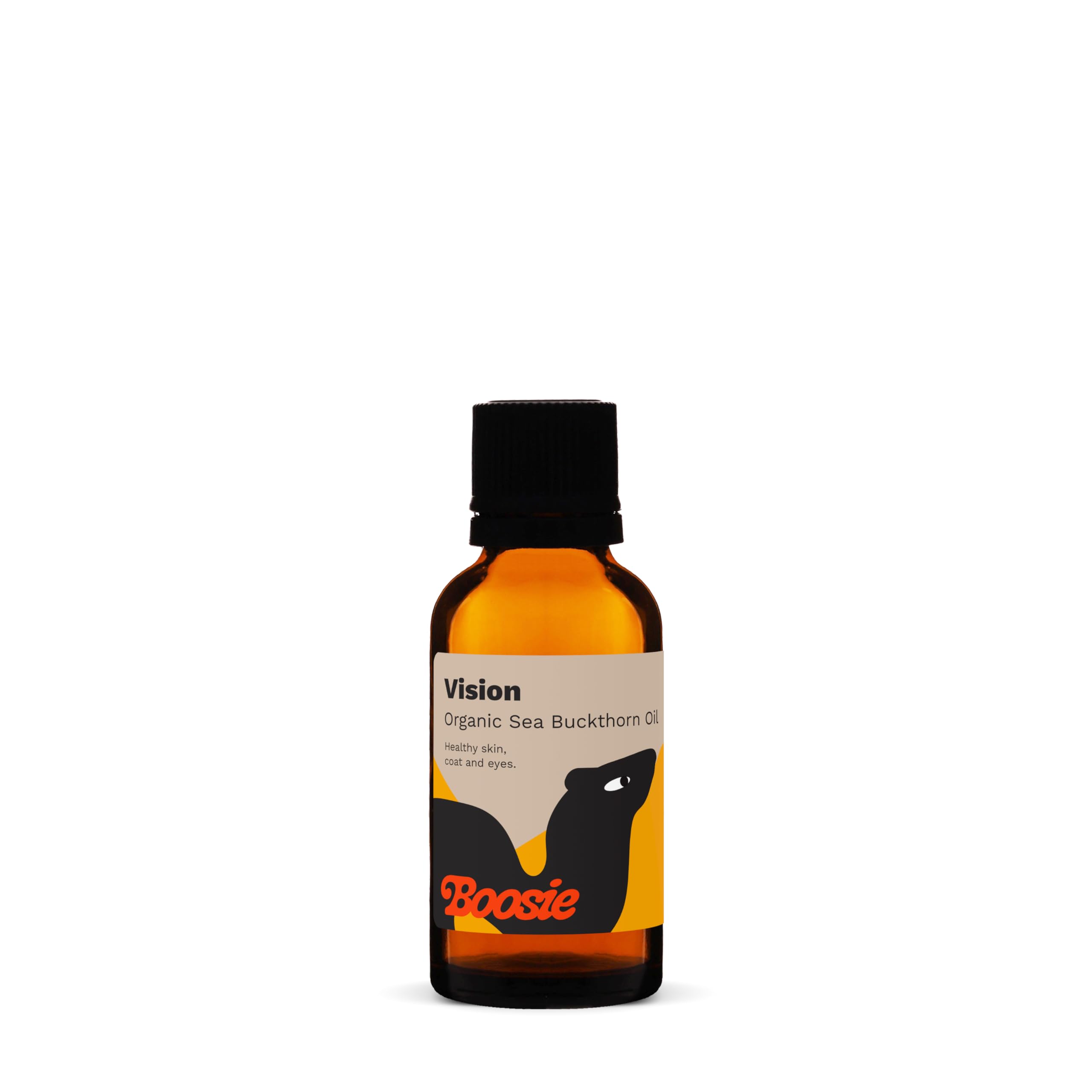 Boosie Organic Sea Buckthorn Oil for Dogs and Cats 30ml - Supports Eye and Vision Health - Promotes Healthy Coat and Skin - 100% Natural without Additives or Preservatives - Pet Nutrition