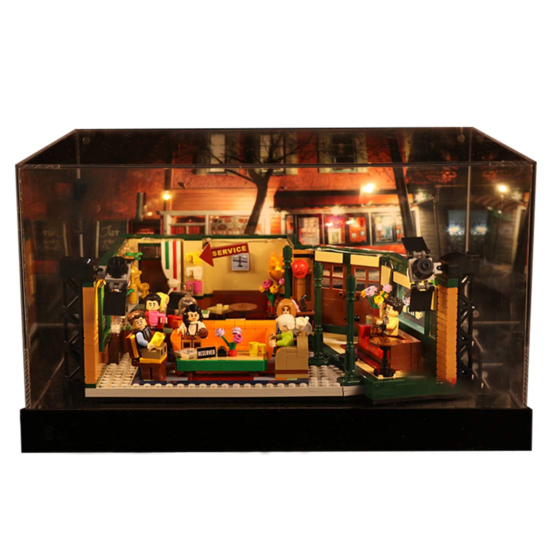 Contenitori per esposizione Modello Central Perk Display Box Case per