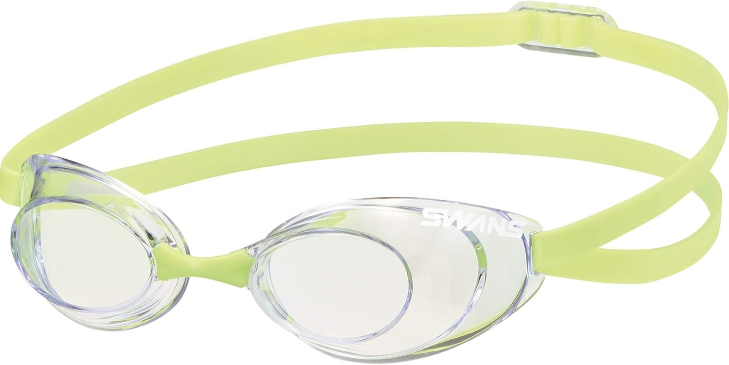 SWANS(スワンズ) 日本製 スイミングゴーグル スナイパー Sniper SR-10N CLAFY クリアフラッシュイエロー レーシング ノンクッション 12歳~大人用 Fina認証済み