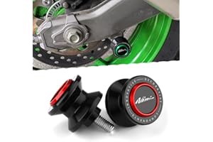 SUPER VICI Motorcycle 8MM Swingarm Spools Sliders Fit For Ninja500 Ninja400 Ninja650 2023 2024 + Ninja 400 500 650 ZX6R ZX10R 1000 SX Rear Stand Frame Sliders ninja Swingarm Spools Accessories RD