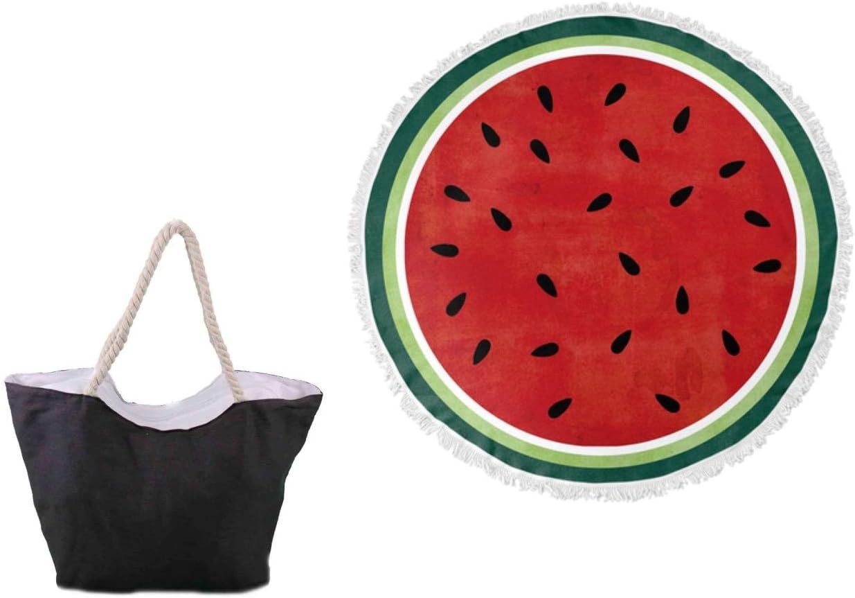 watermelon beach bag