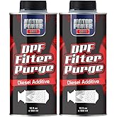 MotorPower Care DPF Filter Purge Additive 2-Pack &mdash; Diesel Particulate Filter Cleaner &amp; Protector | Reduces Regen Cycles, Cleans Soot | for All Diesel Engines, 16.9 fl oz Each