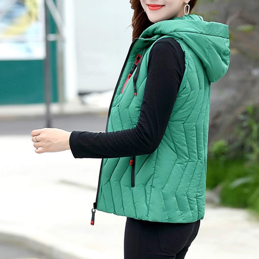 Linkay Damen Westen Outdoorweste Weste Jacke Baumwolle ...