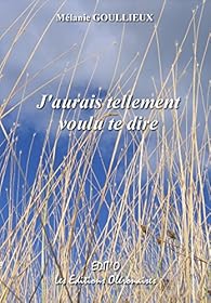 Book's Cover ofJ'aurais tellement voulu te dire