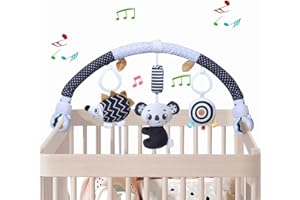 Pau1Hami1ton Baby Stroller Arch Toys, Car Seat Toys,Bouncer Toy Bar/Mobile for Bassinet,Adjustable Baby Hanging Toys Fit for Crib Bed,Stroller,Car Seat.S-19(Koala)