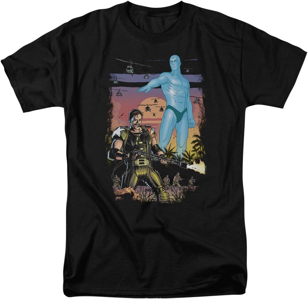 Watchmen Alan Moore Comedian And Dr Manhattan Vietnam Comic Movie Adult T-Shirt