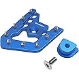 NICECNC Blue Foot Brake Pedal Lever Peg Pad Extender Compatible with Yamaha Raptor 700 2013-2023 2022 2021 2020 2019 2018, 700R 2016-2020 2021 2022 2023, 700R SE 2013-2016 2018-2021 2022 2023