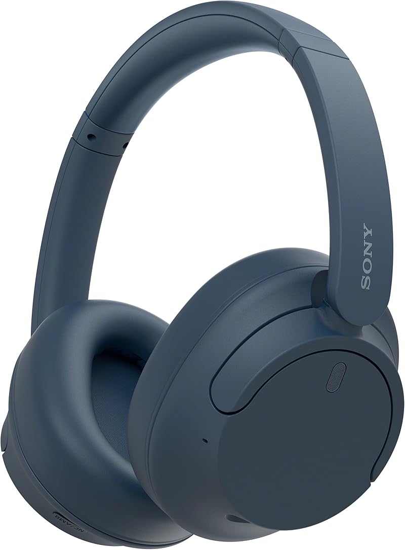Sony WH-CH720N Wireless Noise Cancelling Headphones Bluetooth Blue 50hr Battery