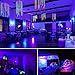 OPPSK 30W Black Light with COB UV LED Stage Lights by IR Remote DMX Control for Glow in the Dark Kids Birthday Party