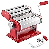 GOURMEX Stainless Steel Manual Pasta Maker Machine