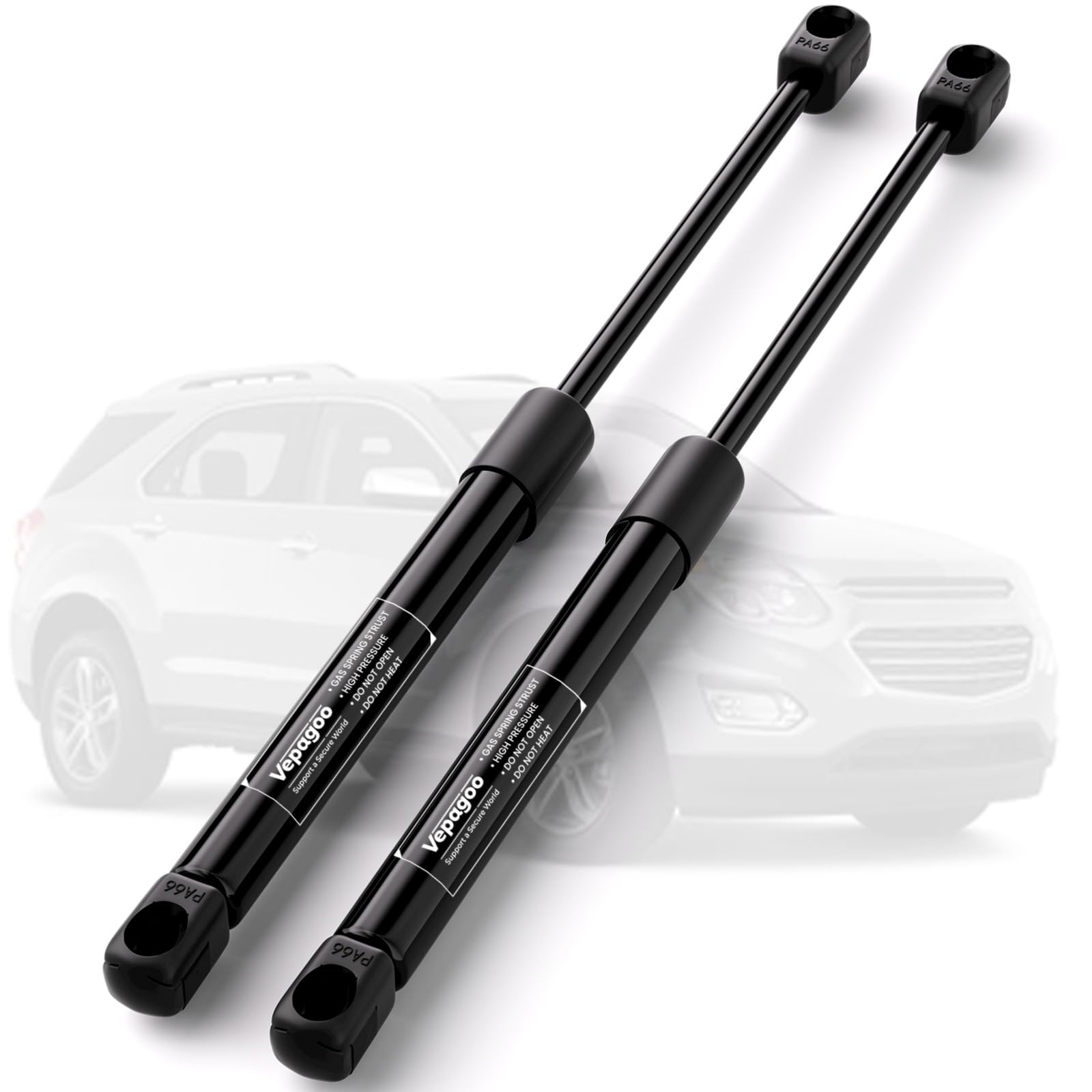 Vepagoo 6019 Rear Hatch Liftgate Tailgate Struts 2010-2017 Chevrolet Equinox Gas Shock Lift Supports Spring, Trunk Hatchback - Sport Utility 4-Door Liftgate-W/O Power Liftgat,966794, SG230136 Image