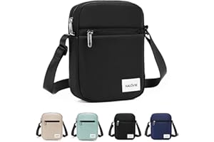 HALOVIE Messenger Bag RFID Anti Theft Crossbody Bag Lightweight Slim Sling Purse Travel Daily