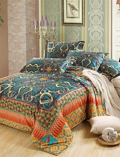 wwgy 100% Egyptian Cotton Bedding Set Queen King Double Bed Size , king