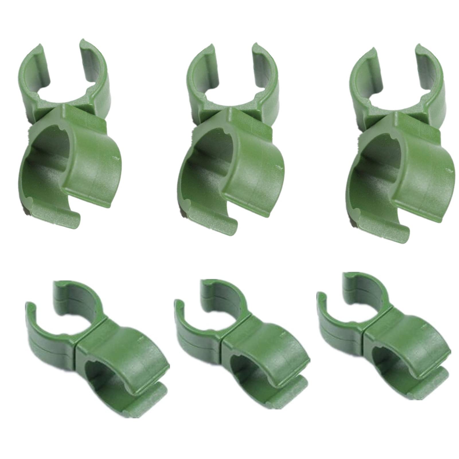 30 Pieces Trellis Plant Connector Clips Garden Trellis Universal Clip Rotatable Rod Connector for Tomato Cage Plant Stakes (16mm 30 Pieces)