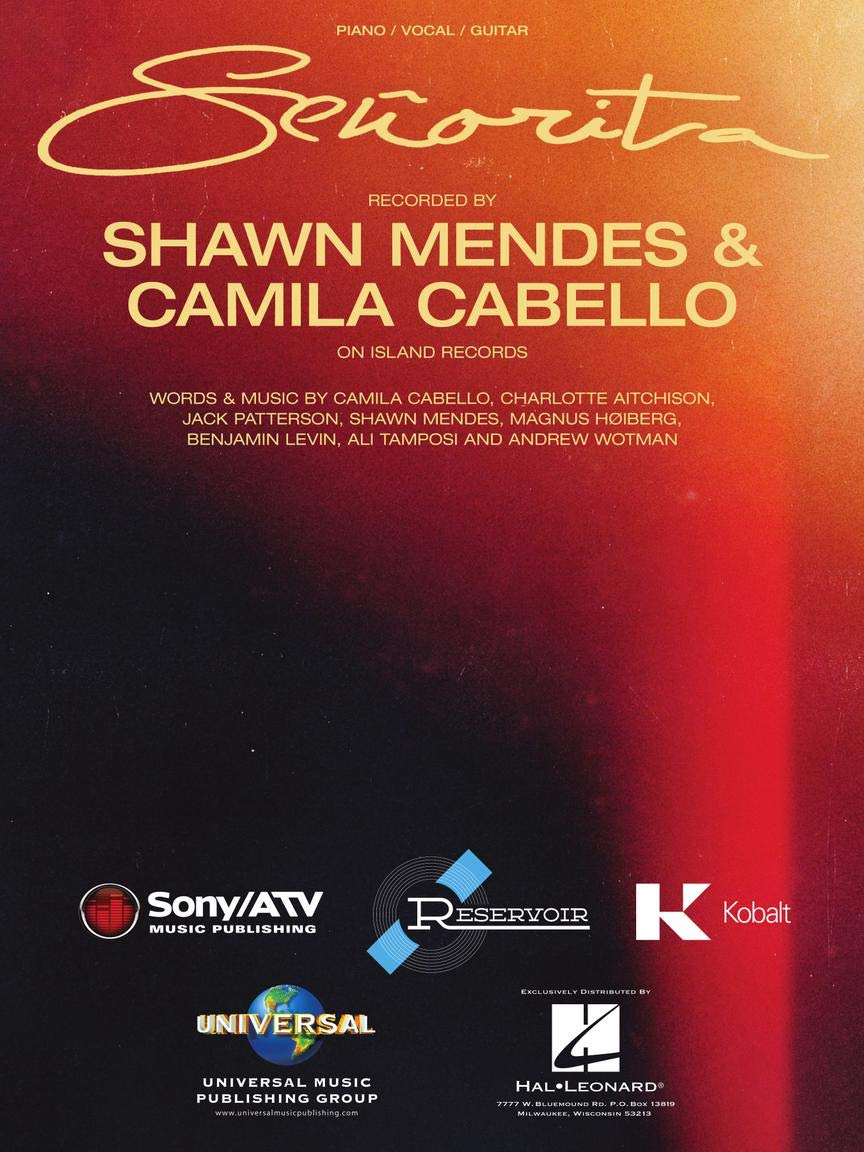 Shawn Mendes Camila Cabello Senorita Sheet Music Amazon In Electronics