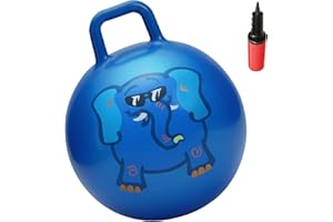 WALIKI Hopper Ball Toy for Boys and Girls Ages 3-6 | Hippity Hop Jumping Ball | Cool Birthday Gift | Blue | 18"
