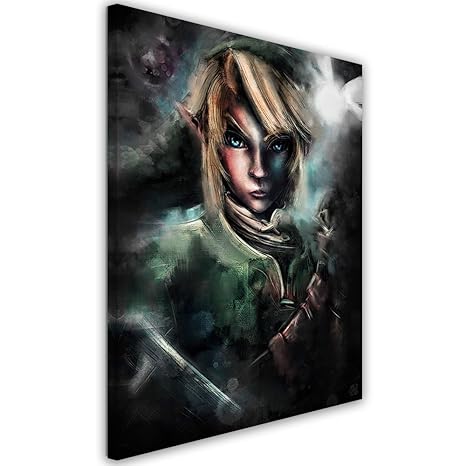 Feeby. Wandbild - 1 Teilig - 70x100 cm, Leinwand Bild Leinwandbilder Bilder Wandbilder Kunstdruck, Barrett Biggers - Spiel Gr