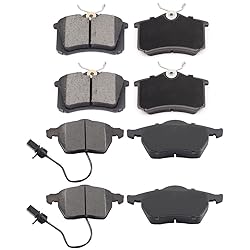 cciyu D1061 D1267 Front & Rear Semi-Metallic Disc