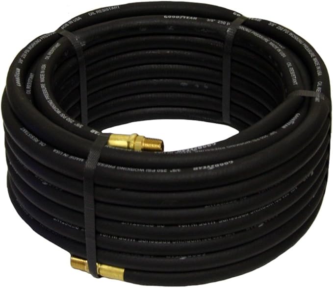 Goodyear Rubber Air Hose 3/8in. x 50ft., Black by Goodyear Amazon.ca