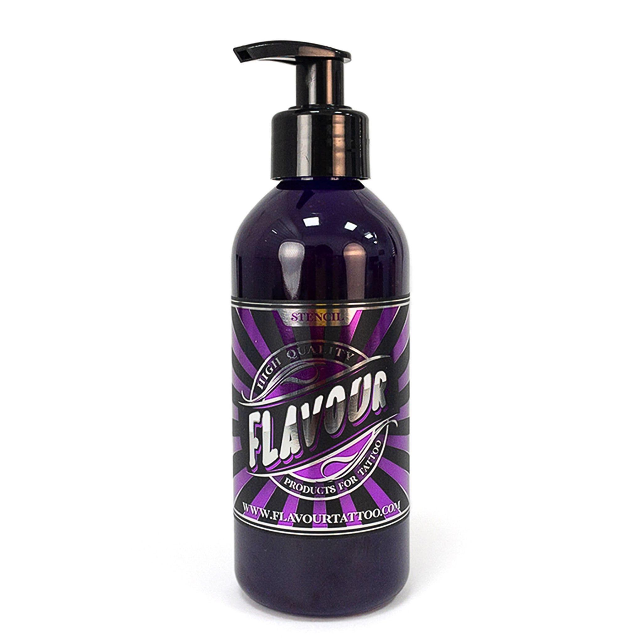 Flavourtatoo - Transfer gel Leather templates - Stencil 8oz (240ml) - Tattoos application solution