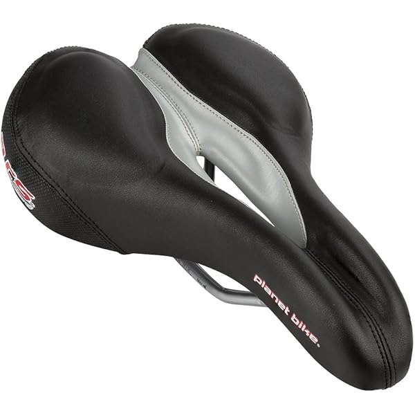 Ebike Seat Planet Bike Comfort Tractor Bicycle Seat - Extra Wide Unisex Saddle With Spring Suspension Extra Wide Comfort Bike Seat With Springs
