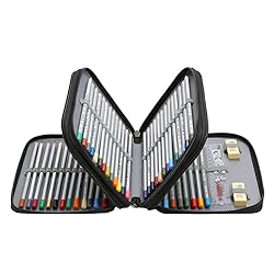 Lbxgap Portable Colored 124 Slots Pencil case