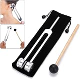 Bysameyee Tuning Fork 128 Hz C-128 Aluminum Medical Non-Magnetic with Mallet view 2