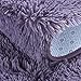 Noahas Ultra Soft Fluffy Bedroom Rugs Kids Room Carpet Modern Shaggy Area Rugs Home Decor 2.6' X 5.3', Taro Purple