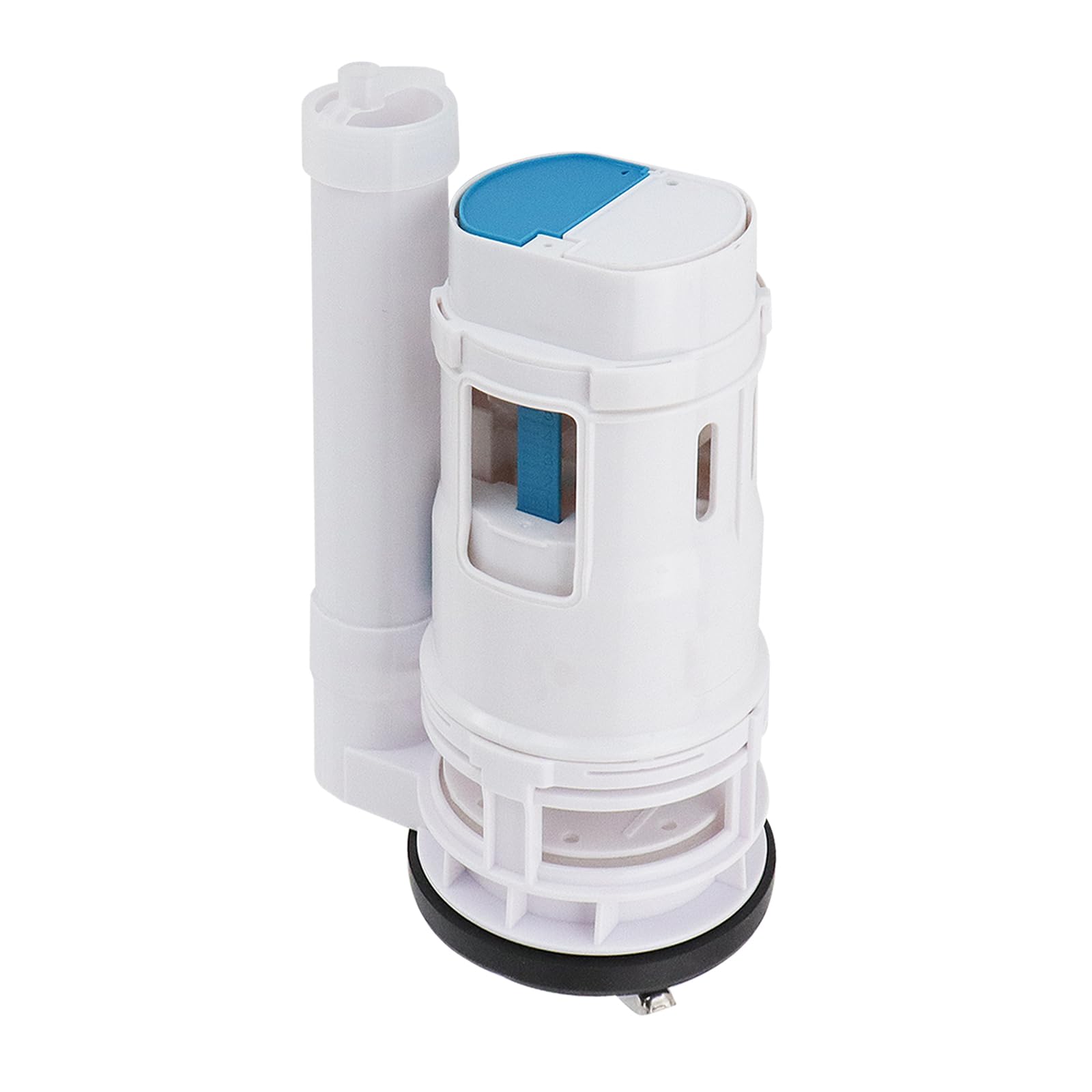 Photo 1 of T Tulead Toilet Push Flush Valve Dual 185mm/7.28" Push Button Fill Valve, for Ceramic Hole Dia: 2.56"-2.75", for Toilet Tank Height: 7.48"-9.44"