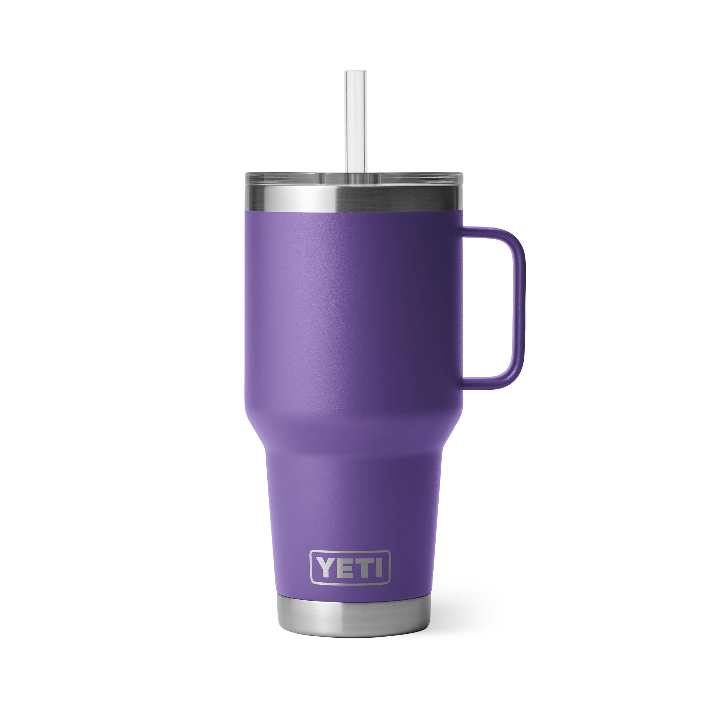 Yeti YETI Rambler 35 oz Straw Mug, Vacuum Insulated, Stainless Steel, Peak Purple