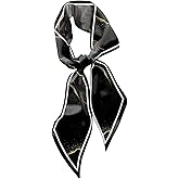 BHAHB Hair Head Scarf Silk Feeling Long Satin Neck Satin Scarves for Handbag Cute Aesthetic Decoration Women Girls 59 * 6.7”