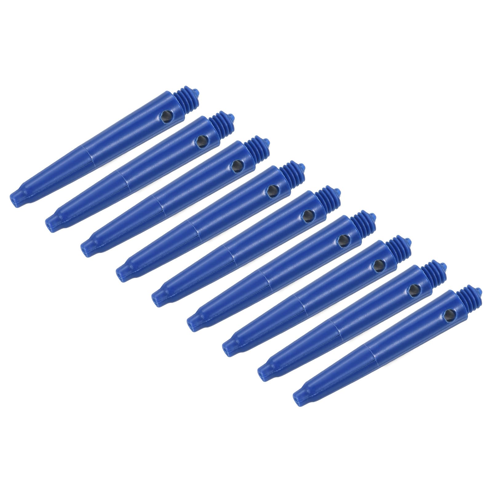 PATIKIL 35mm Dart Shafts, Medium 2BA Thread Plastic Dart Stems Dart Accessories for Steel Tip - 12 Pack (Blue)
