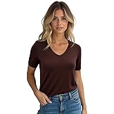 Star Vixen Women's V-Neck, Short Sleeve Tunic Blouse