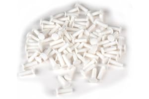 120 Pack Hole Plugs for IKEA Billy Bookshelf Hole Plugs Pack Cover Caps White Wardrobe Half Size Black Billy Book Shelf 3.5mm