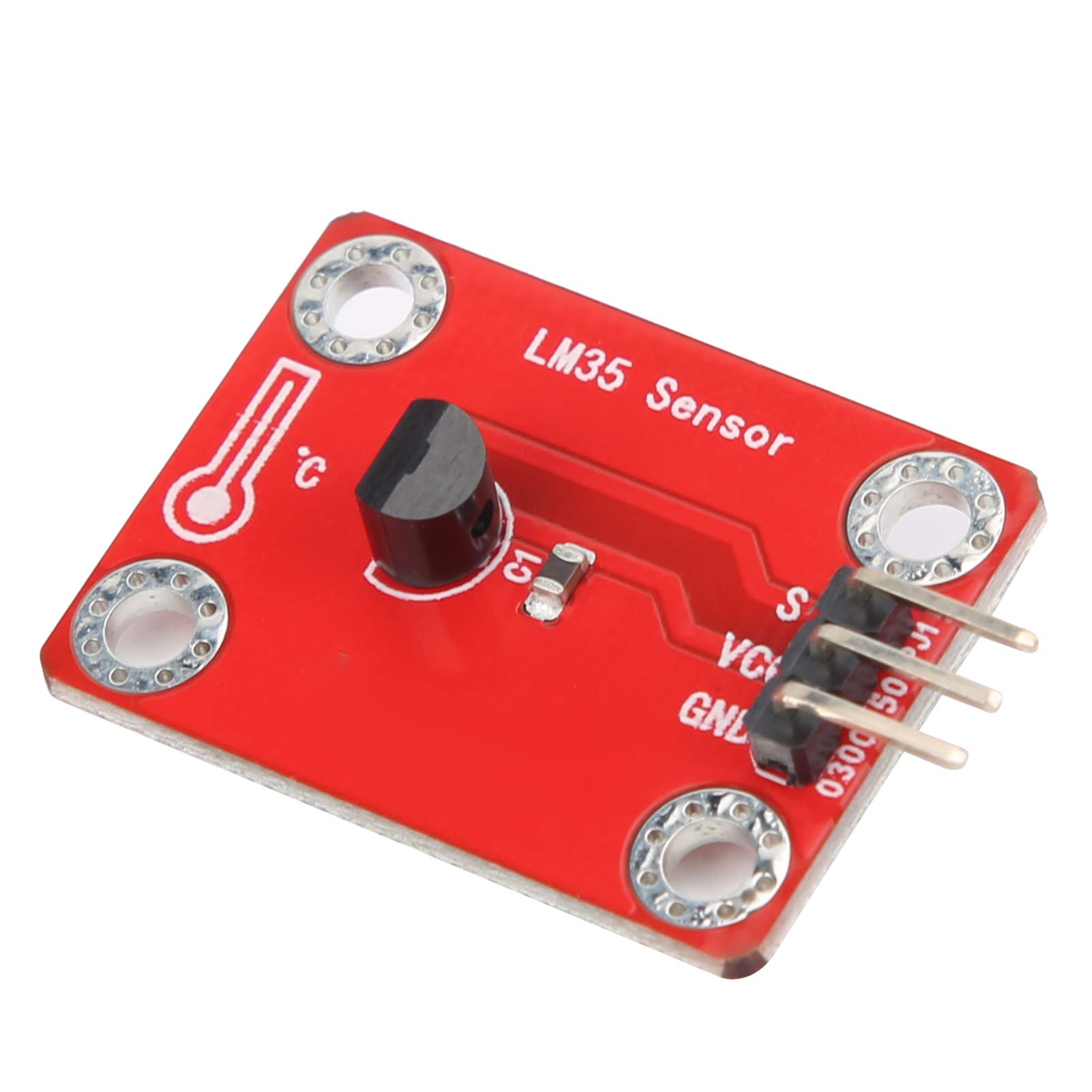 LM35 Temperature Sensor Module for Microbit 3.3V 5VDC Compatible, Non-contact Infrared Temperature and Humidity Sensor Module DIY Electronics Project Kit, Digital Temperature Sensor