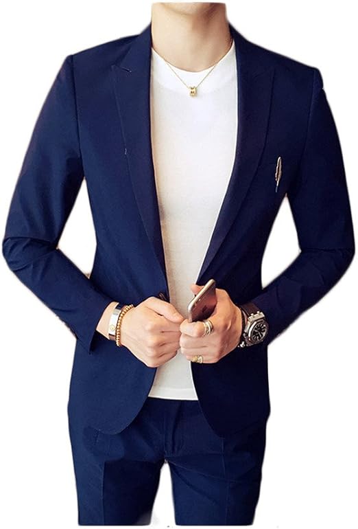 Amazon Co Jp エブレドレス Everydress 夏 メンズスーツ 2ピース シングル サマースーツ ハーフパンツ 半ズボン カジュアルスーツ スタイリッシュスーツ スリム 紳士服 入学式 卒業式 3xl ネイビー 服 ファッション小物